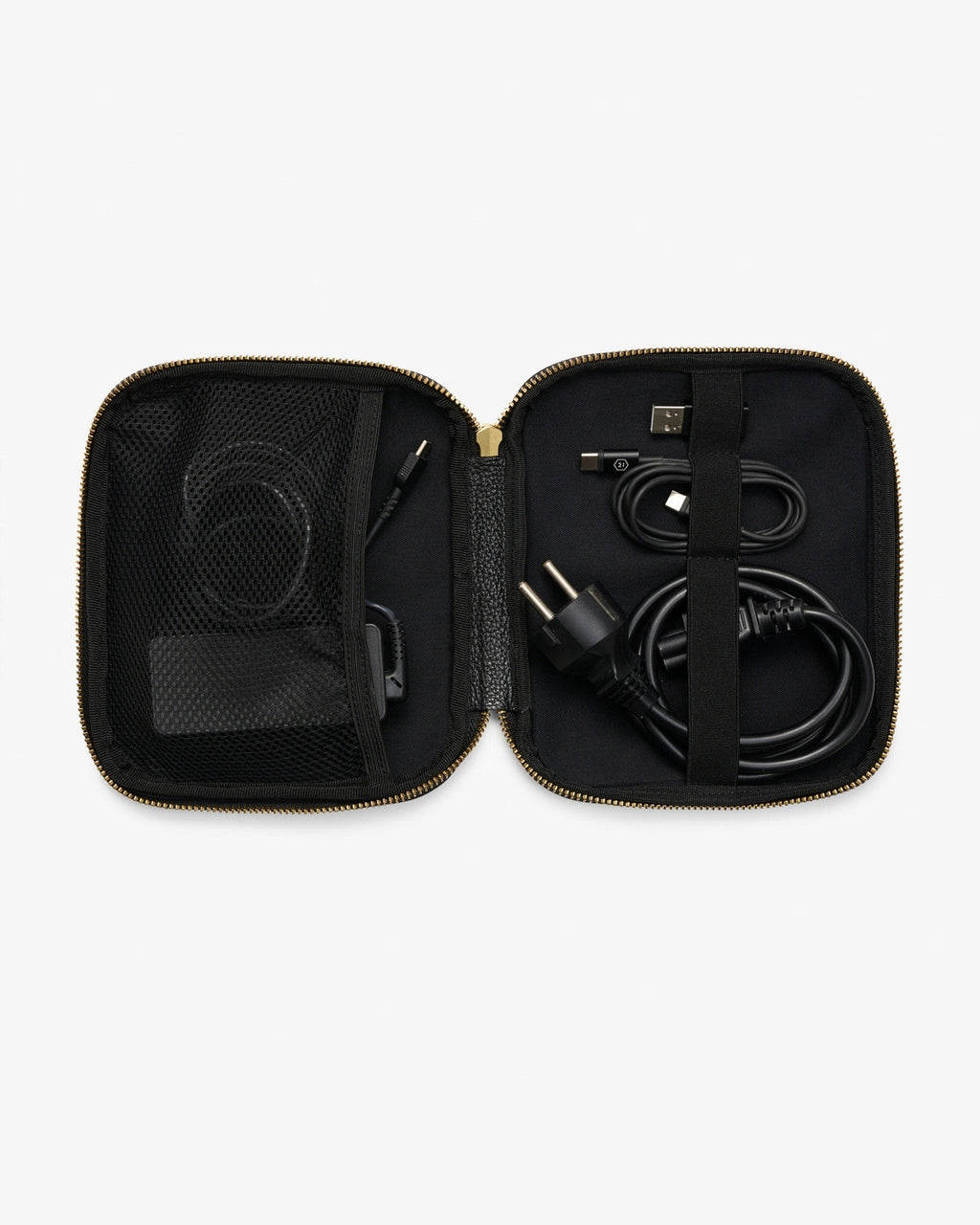 Cable Pocket - Clay/Gold