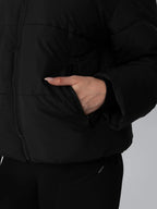 The Elara Puffer Jacket - Matte Pearl